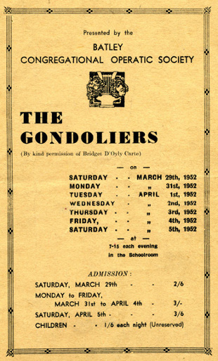 Gondoliers 1981