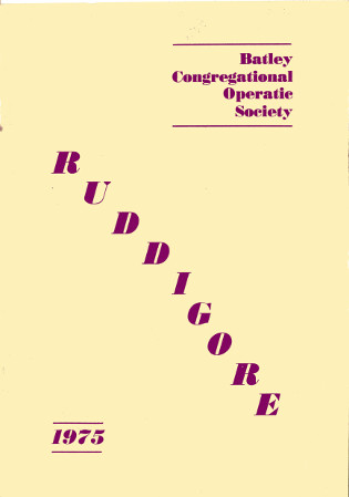 Ruddigore (1975) programme