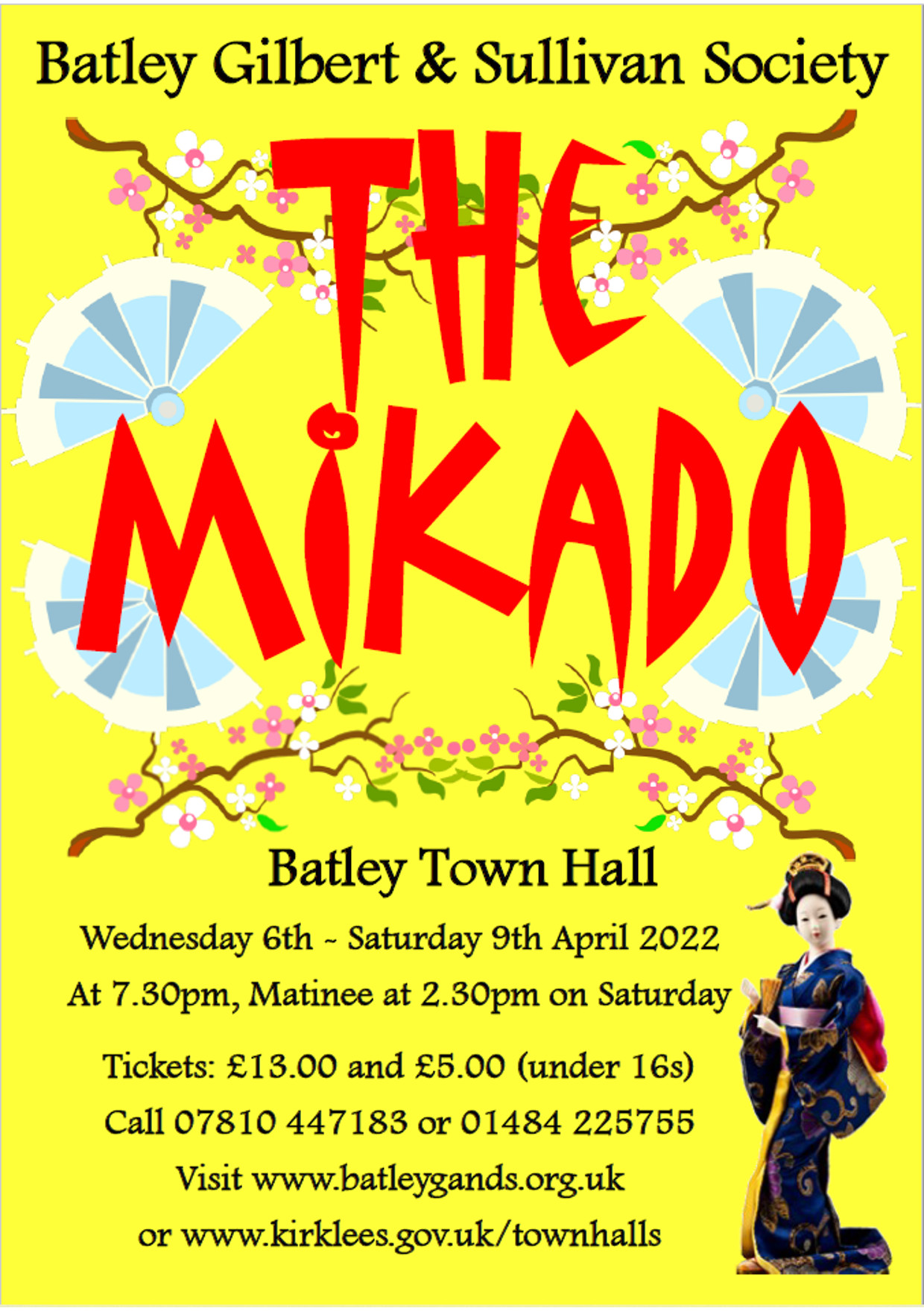 Our next show - The Mikado
