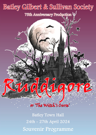 Ruddigore 2024 Programme